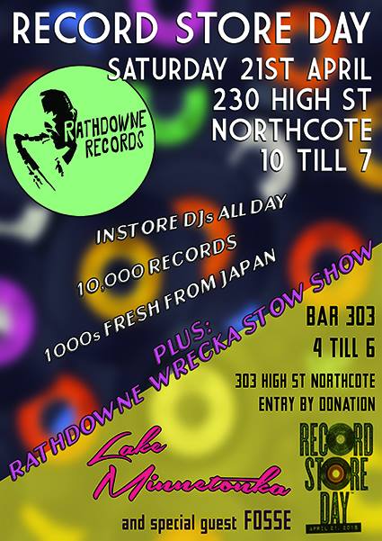 Rathdowne Records poster